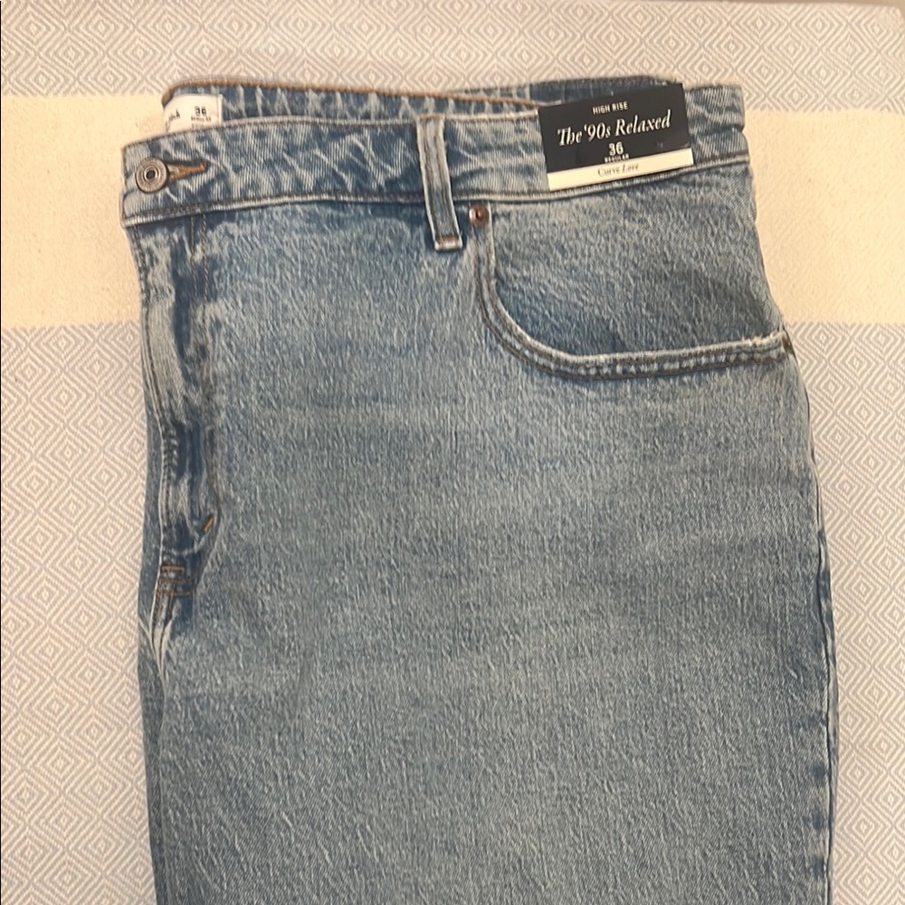 Classic Blue Straight Leg Jeans